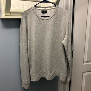Velvet XL LS grey melange lightweight sweatshirt